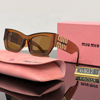 2025 Fashion Square Cat-Eye Sunglasses 6037