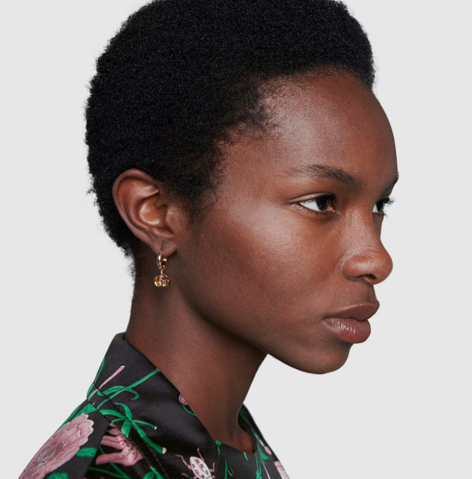 2025 Double G Drop Hoop Earrings