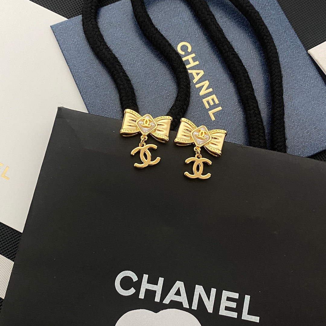 2025 Gentle Bow Logo Earrings