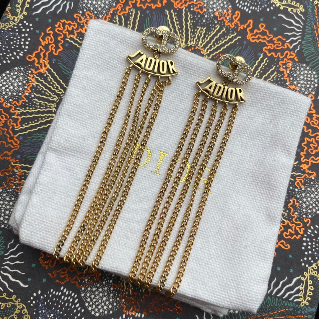 2025 Alphabet Fringe Earrings