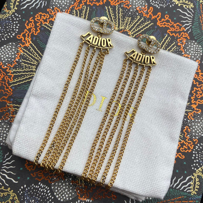 2025 Alphabet Fringe Earrings