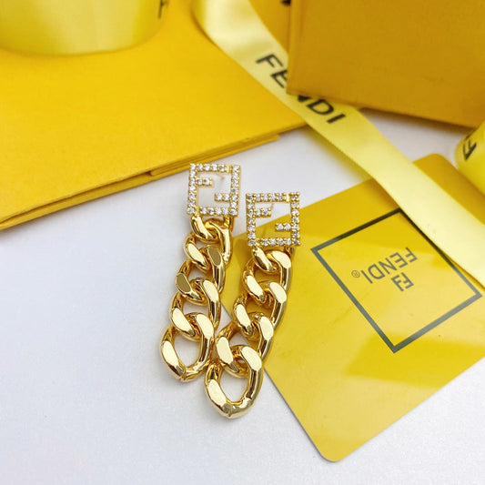 2025 Chain Gold Earrings