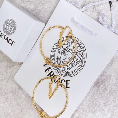 2025 Oversized Golden Hoop Earrings