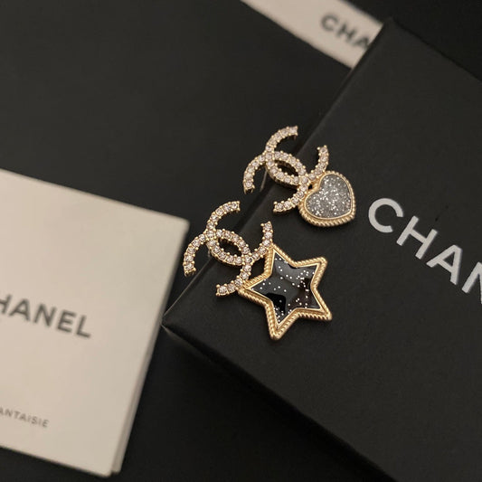 2025 Asymmetric Star Diamond Earrings