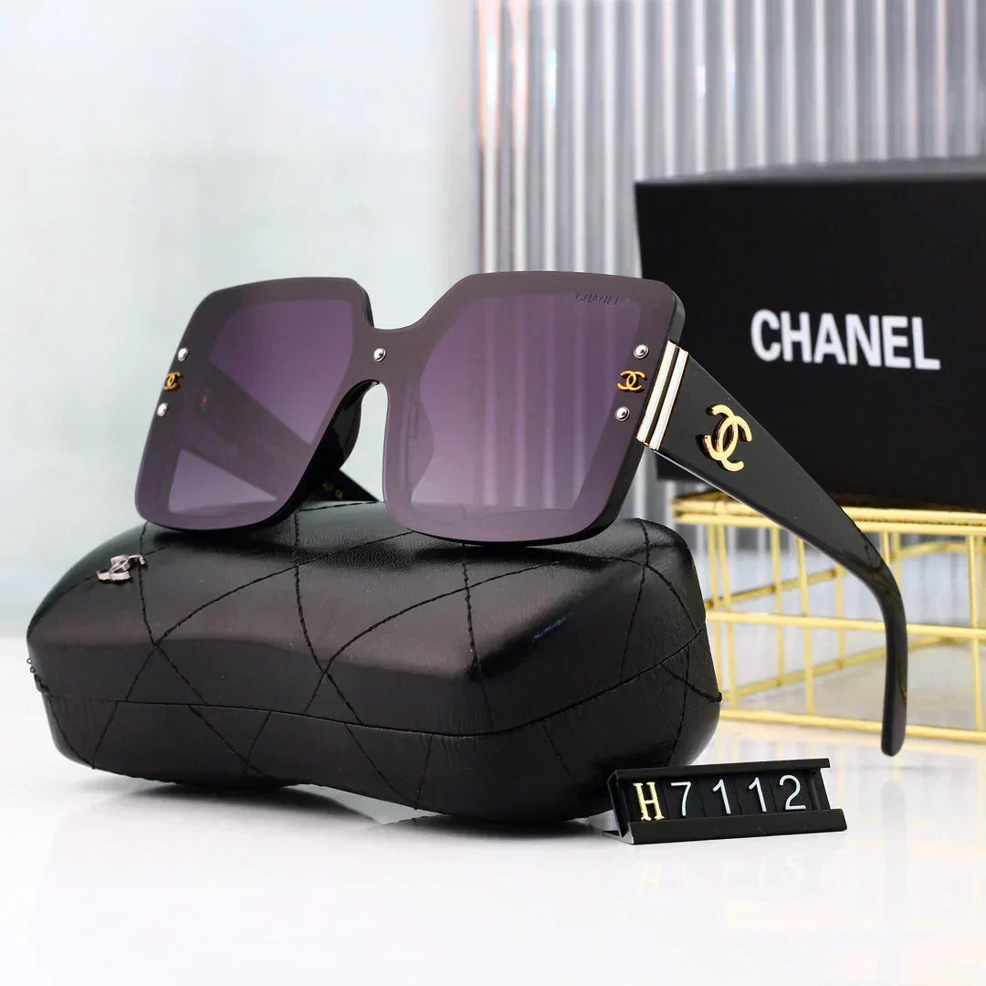 2025 Sunglasses  Retro flower leg large frame sunglasses