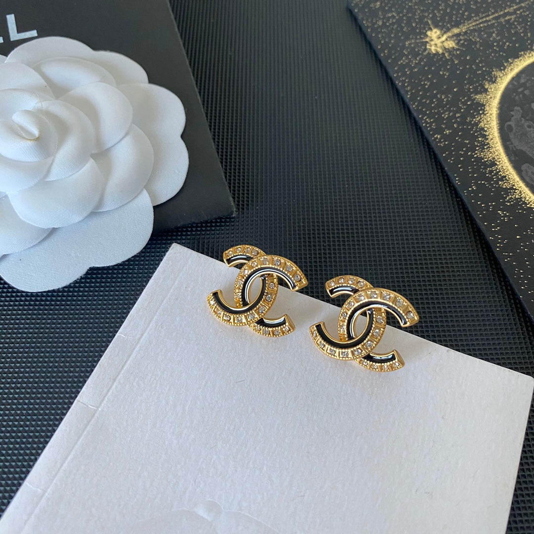 2025 Simple Diamond Letter Stud Earrings
