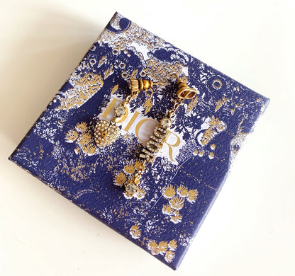 2025 Asymmetric Heart Letter Stud Earrings