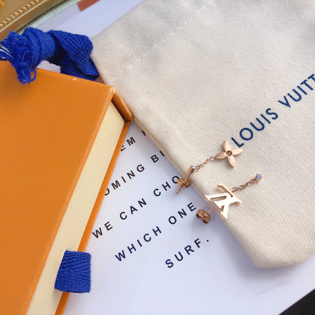 2025 Asymmetric Logo Earrings