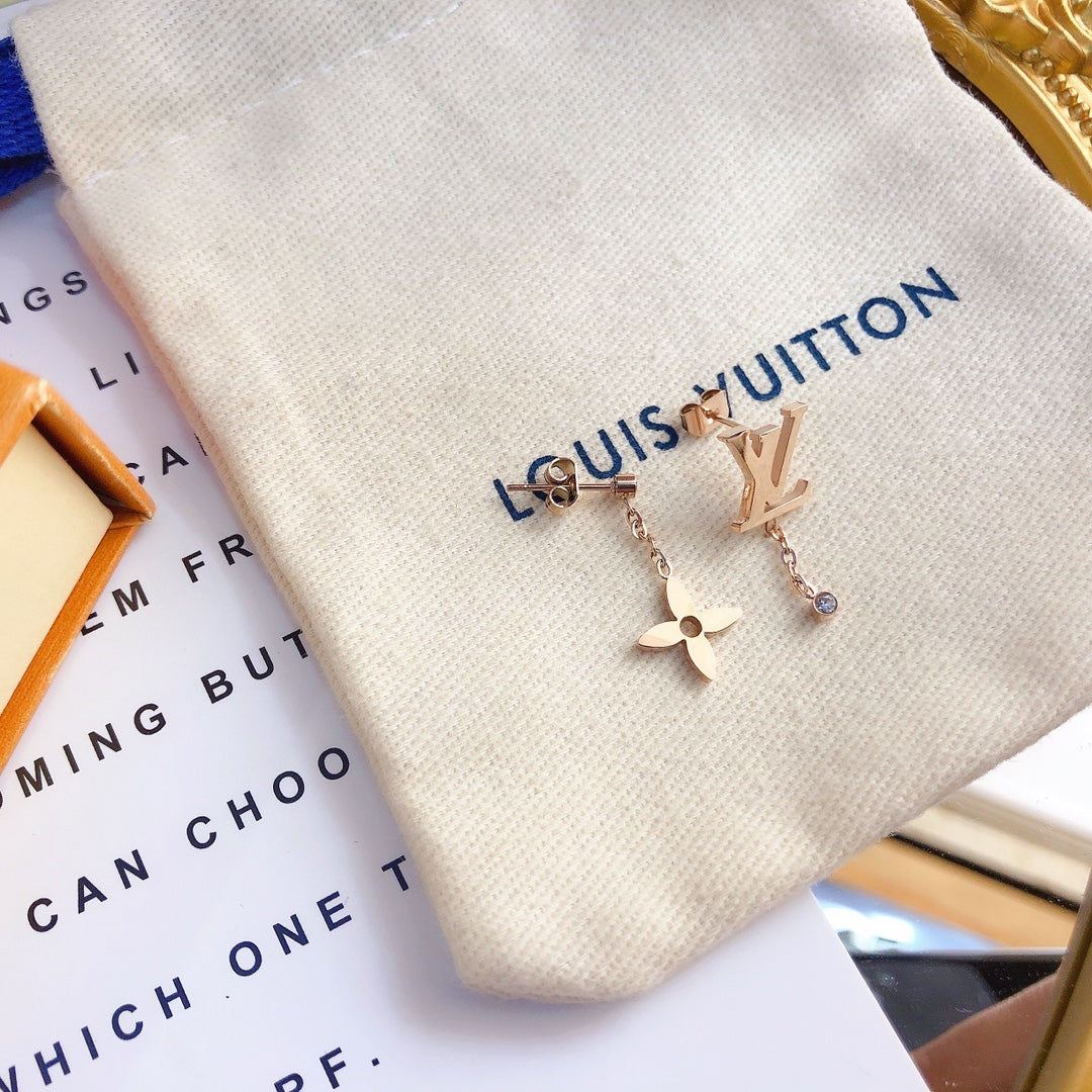 2025 Asymmetric Logo Earrings