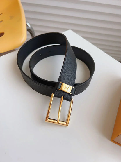 2025 belt Men's Pin Buckle Belt Width: 35mm