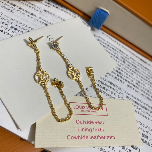 2025 Monogram Chain Earrings
