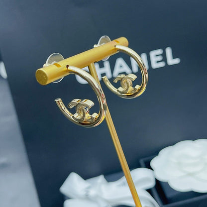 2025 Premium Gold Half Hoop Earrings