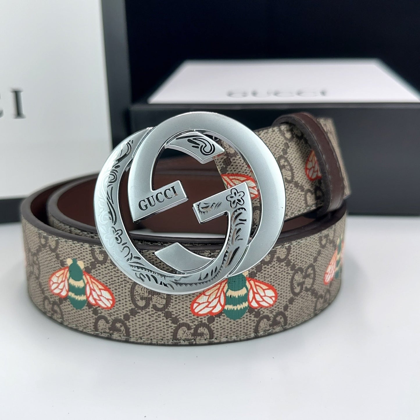 2025 Printed double G Fashion Belt