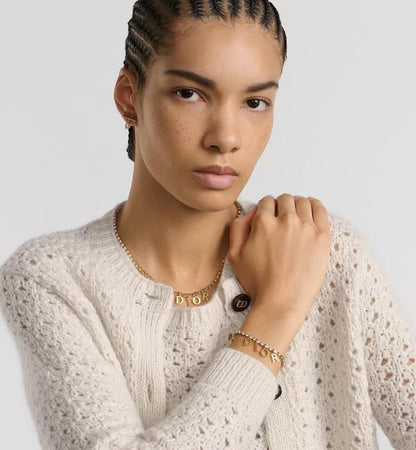 2025 Letters Star Charms Crystals Bracelet & Necklace