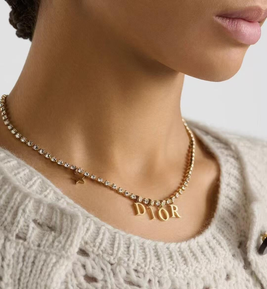 2025 Letters Star Charms Crystals Bracelet & Necklace