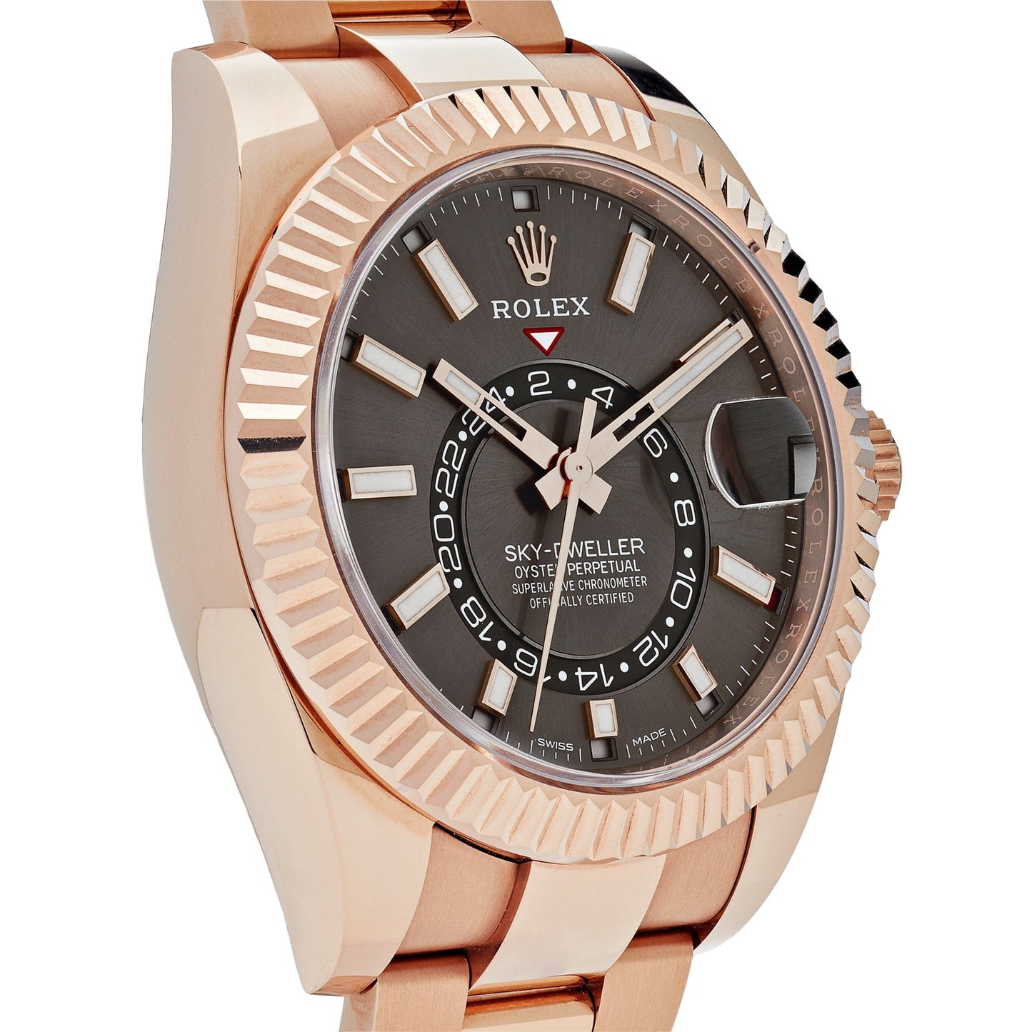 2025 Watch Sky-Dweller 326935 Rose Gold Rhodium Slate Grey Dial (2022)