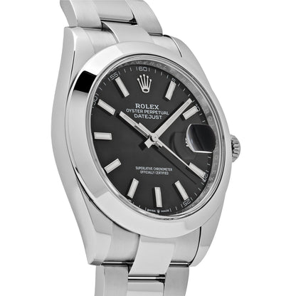 2025 Watch Datejust 126300 Stainless Steel Black Dial Oyster (2024)