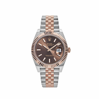 2025 Watch Datejust 126331 Two-Toned Rose Gold Stainless Steel Brown Dial (2023)