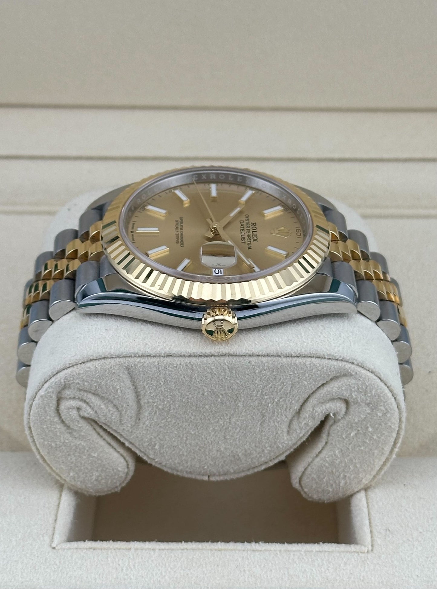 2025 Watch Datejust 126333 Yellow Gold Stainless Steel Champagne Dial Jubilee (2022)