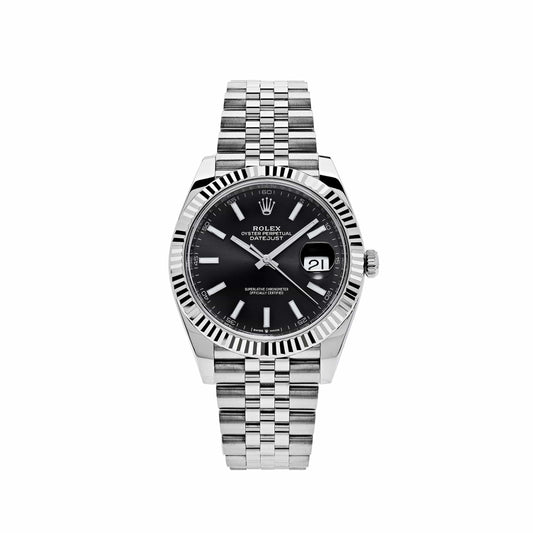 2025 Watch Datejust 126334 Stainless Steel Black Dial Jubilee