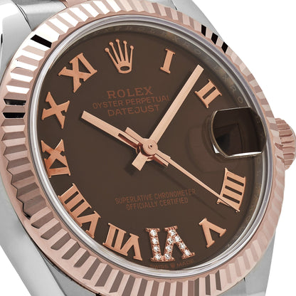 2025 Watch Datejust 278271 Rose Gold Stainless Steel Roman Chocolate Dial Jubilee (2021)