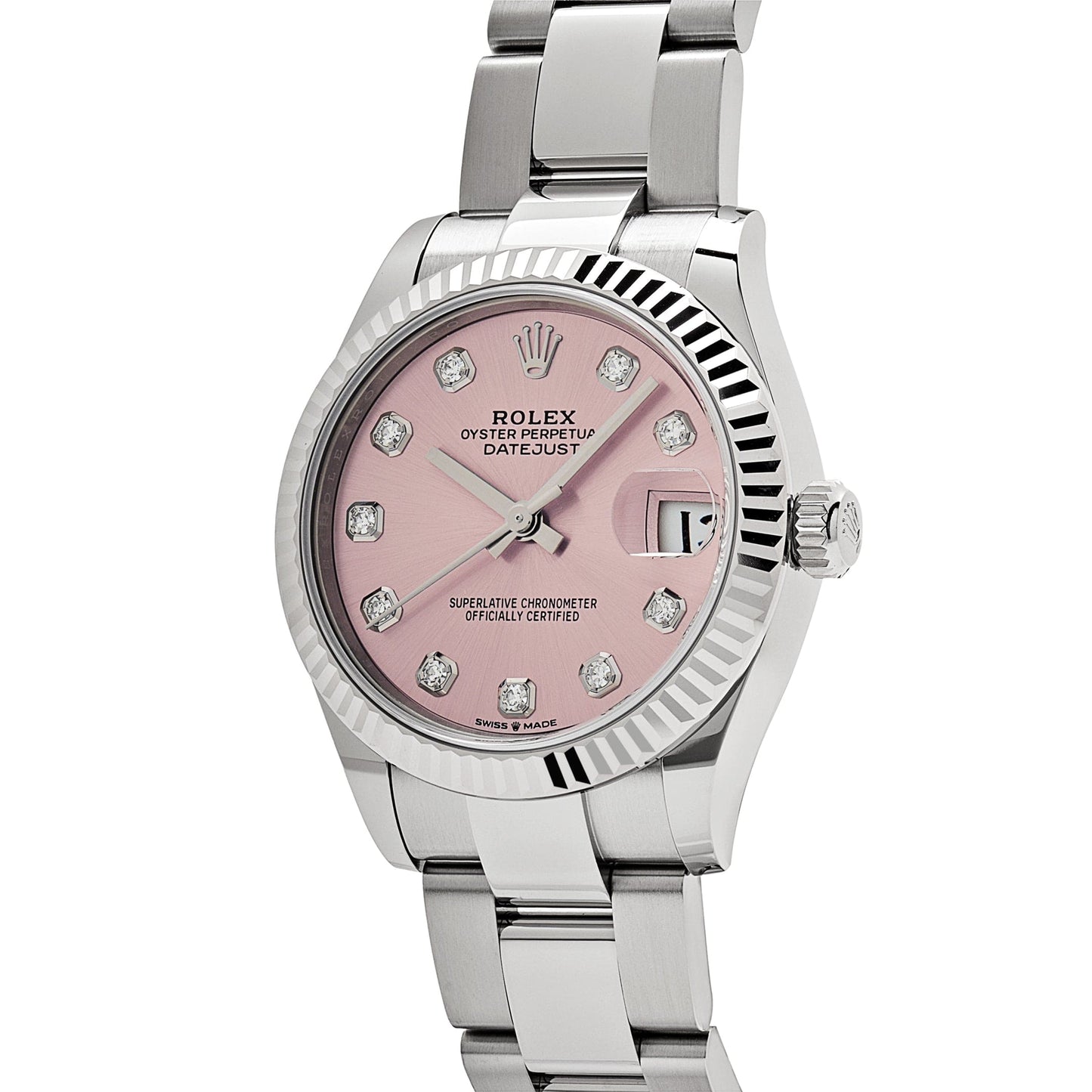 2025 Watch Datejust 278274 Stainless Steel Pink Diamond Dial