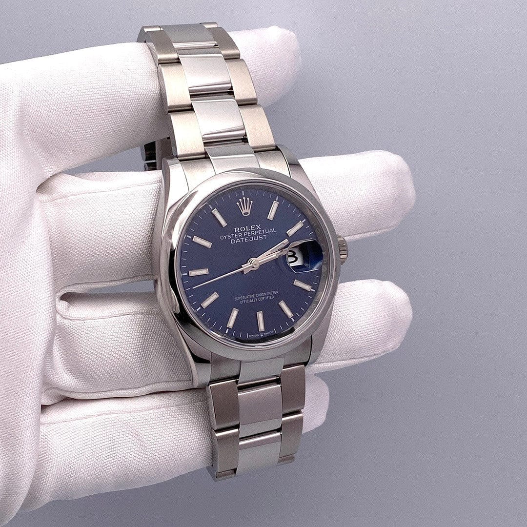 2025 Watch Datejust 126200 Stainless Steel Blue Dial Oyster