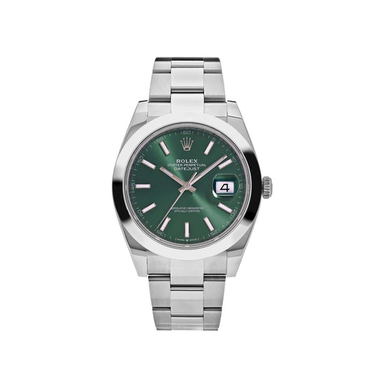 2025 Watch Datejust 126300 Stainless Steel Green Dial Oyster (2022)