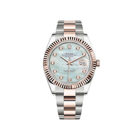 2025 Watch Datejust 126331 Rose Gold Stainless Steel MOP Diamond Dial