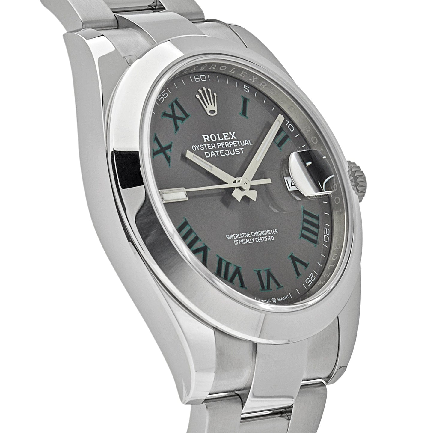 2025 Watch Datejust 126300 'Wimbledon' Stainless Steel Slate Dial Jubilee (2024)