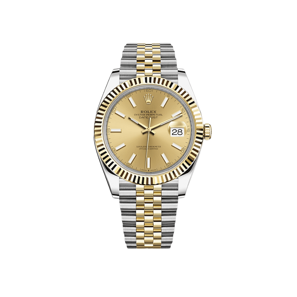 2025 Watch Datejust 126333 Yellow Gold Stainless Steel Champagne Dial Jubilee (2022)