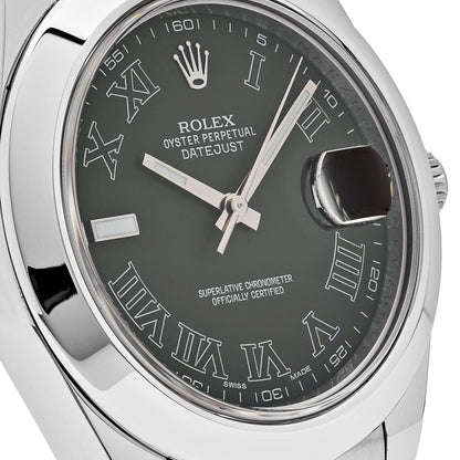 2025 Watch Datejust II 116300 Stainless Steel Grey Dial