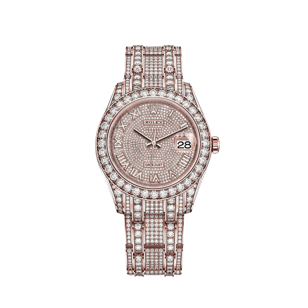 2025 Watch Datejust Pearlmaster 86405RBR Diamond Paved