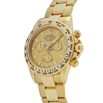 2025 Watch Daytona 116508 Yellow Gold Champagne Dial (2022)
