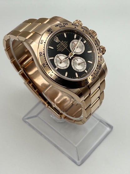 2025 Watch Daytona Cosmograph 126505 Rose Gold Black Dial (2024)