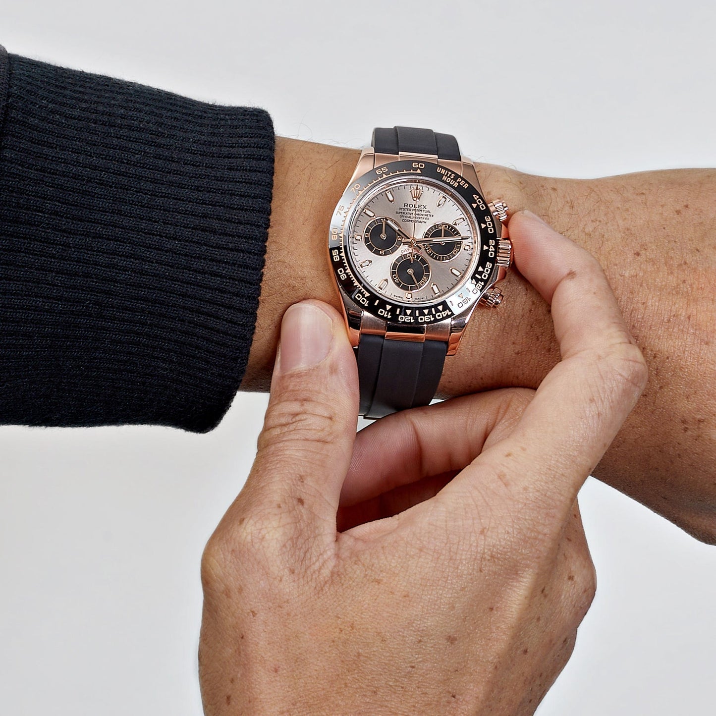 2025 Watch Daytona 116515LN Rose Gold Sundust Black Dial