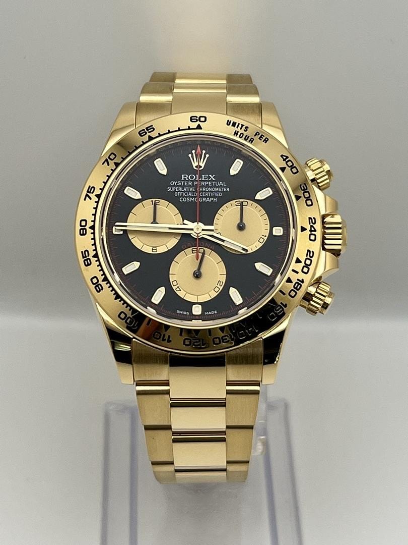 2025 Watch Daytona 116508 'Paul Newman' Yellow Gold Black Dial