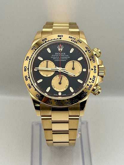 2025 Watch Daytona 116508 'Paul Newman' Yellow Gold Black Dial