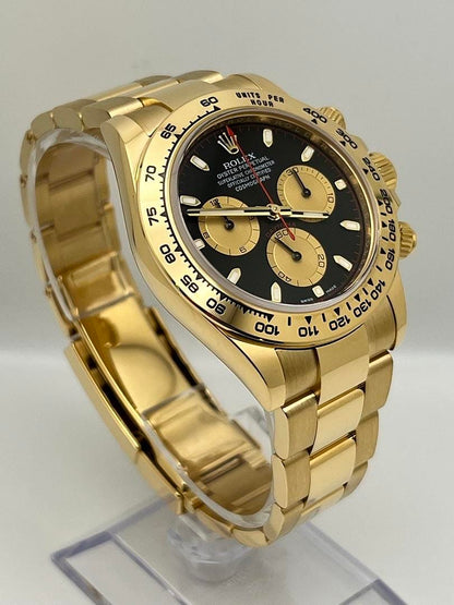 2025 Watch Daytona 116508 'Paul Newman' Yellow Gold Black Dial