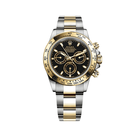 2025 Watch Daytona 116503 Yellow Gold Stainless Steel Black Dial