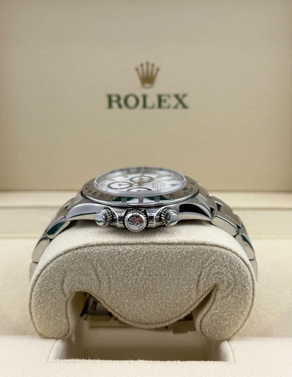 2025 Watch Daytona 16520 Zenith Movement Stainless Steel White Dial