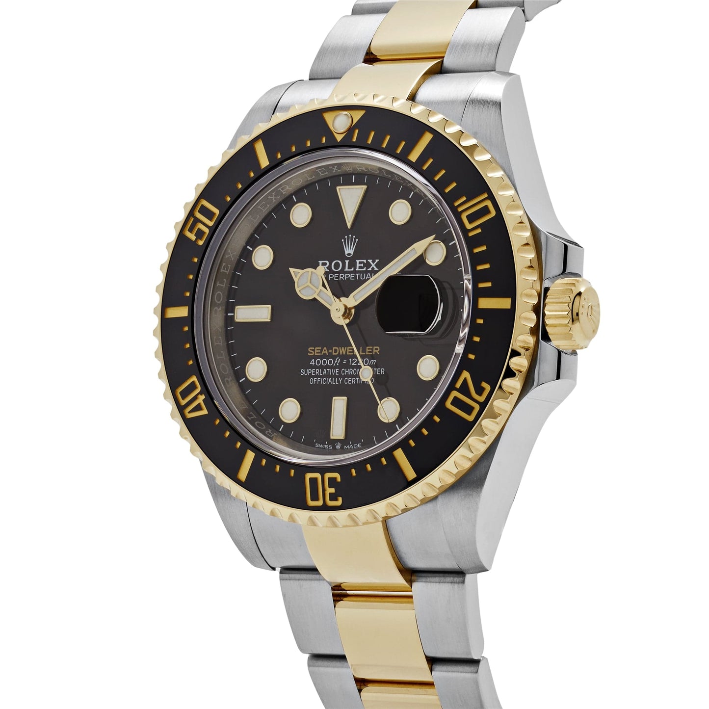 2025 Watch Sea-Dweller 126603 Stainless Steel Yellow Gold Black Dial (2019)