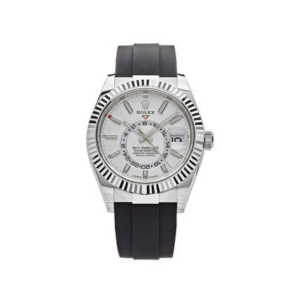 2025 Watch Sky-Dweller 336239 White Gold White Dial Oysterflex