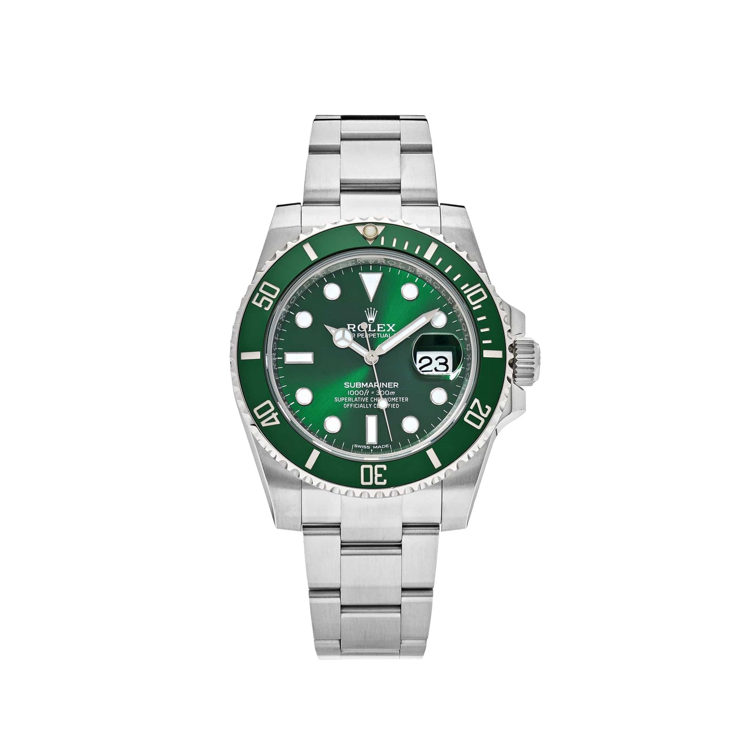2025 Watch Submariner Date 116610LV 'Hulk' Stainless Steel Green Dial
