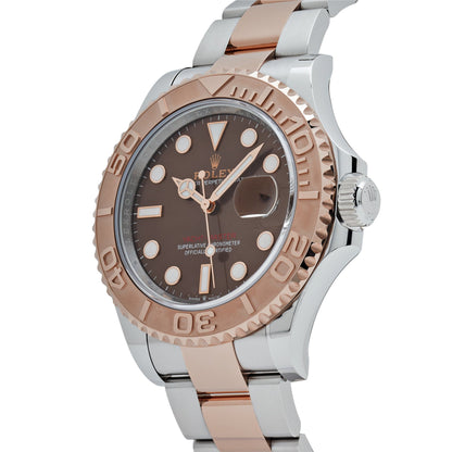 2025 Watch Yacht-Master 126621 Stainless Steel Rose Gold Brown Dial